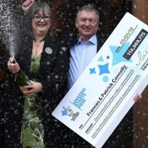 frances and patrick conelly euromillions jackpot winners