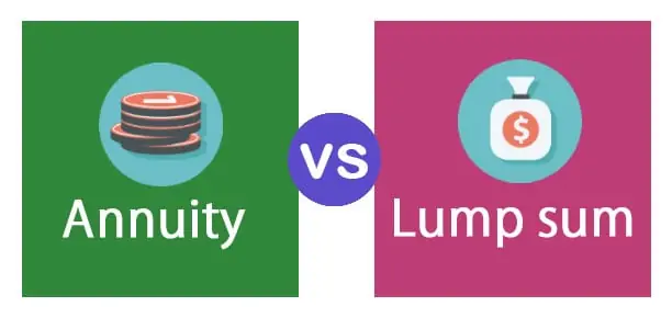 Annuity versus lump sum