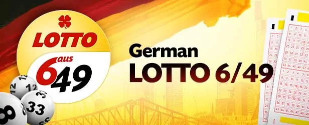German lotto 6/49 banner