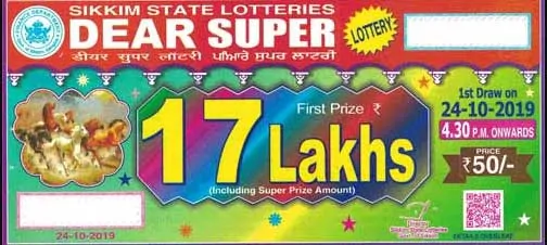 a Dear super skkim state lottery ticket