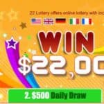 homepage of lottery 22