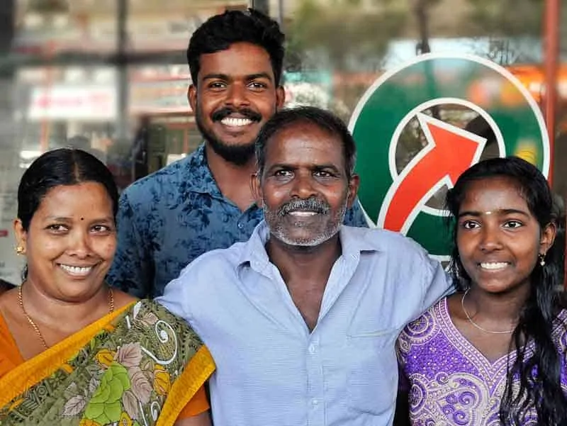 new year bumper lottery winner 2020 with family